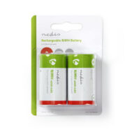 NEDIS Punjiva Ni-MH Baterija | D (R20) | 1.2V | 4000mAh | Blister 2 komada