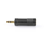 NEDIS GOLD Audio Adapter | 3.5mm M - 6.35mm Ž | Pozlaćeni konektor | ABS 2 cabw22935at 1
