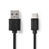 NEDIS USB 2.0 Kabel | USB Type-C Muški - A Muški | 1.0 m | Blister 2 ccgb60600bk10 1