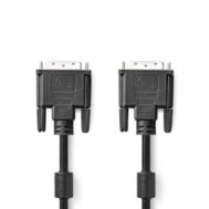 NEDIS DVI Kabel | DVI-D 24+1-Pin M - DVI-D 24+1-Pin M | 2.0 m | Crni 2 ccgp32001bk20 1