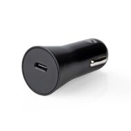 NEDIS USB Auto Punjač | 1x USB Type-C Utor | 3.0 A | 20W | PD | Crni 1 ccpd20w101bk