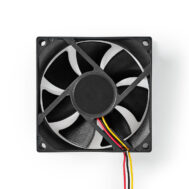 NEDIS Ventilator Za PC | DC | 3-pin | Tihi Rad | 80 mm 2 dcfan8025bk 1