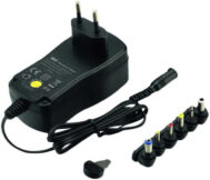WELL Univerzalni strujni adapter, s naponom 3V-12V, 1500 mAh