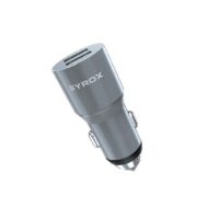 SYROX USB Brzi Auto Punjač | 2x USB Utora | 3.1 A | Metalni 2 sx c27 1
