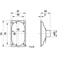 ZVUČNIK ZA TV 10-150W 8OHM 3 vs sc5.9 sl 8 2