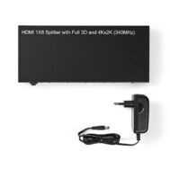 NEDIS HDMI Razdjelnik | 8-portni | 1x HDMI Ulaz - 8x HDMI Izlaz 5 vspl3468at 4