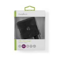 NEDIS Zidni PD Brzi Punjač | USB Type-C | 60W | 3.0A | Automatski odabir voltaže 4 wcpd60w100bk 3