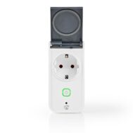 NEDIS Smartlife WiFi Smart Utičnica | IP44 | Kontrola Potrošnje | 3680W 2 wifipo120fwt 1