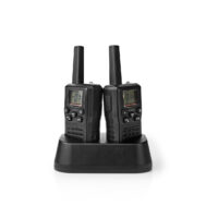 NEDIS Walkie-Talkie | Domet 10 km | 8 Kanala | VOX | Baza za Punjenje | 2 komada 2 wltk1010bk 1