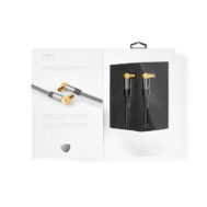 Koaksijalni Kabel S Kutnim RF Konektorima | RF M - RF Ž | 2.0 m | GOLD | NEDIS 5 cstb40015wt204 1