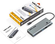 USB Type-C Hub | 1x Thunderbolt 3, 2x DP, 1x USB 3.0, 1x RJ45 Ethernet | WAVLINK 6 wl utd05 5