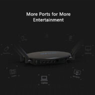 WiFi Router | Dual Band | AC1200 | 1x WAN, 4x LAN, 1x USB | Touchlink | WAVLINK 6 wl wn531a3 5