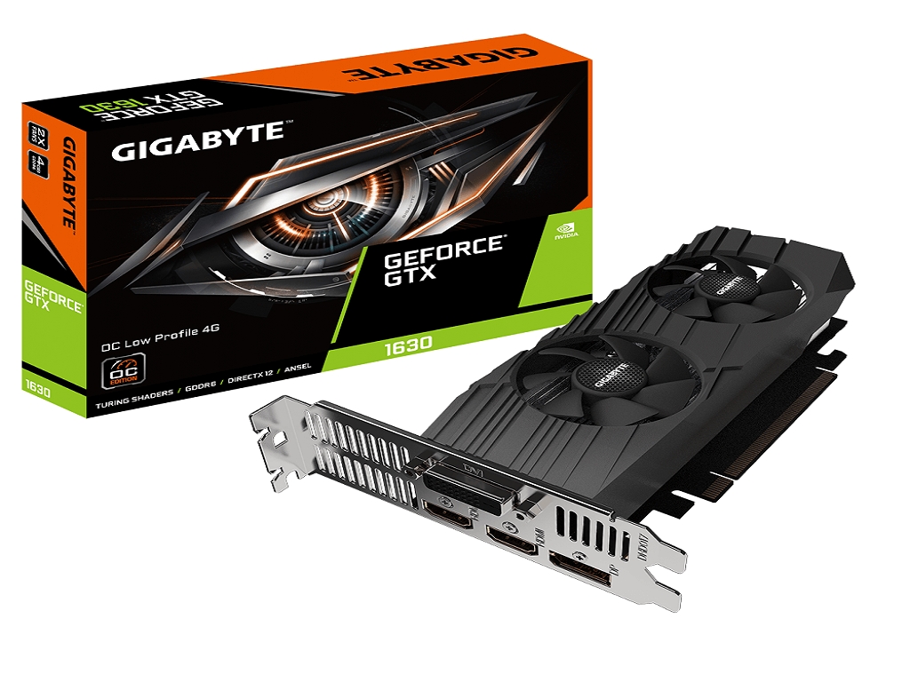 Gigabyte VGA GTX 1630 OC LP4GB 96bit; DP, HDMI, DVI;[GV-N1630OC-4GL ...