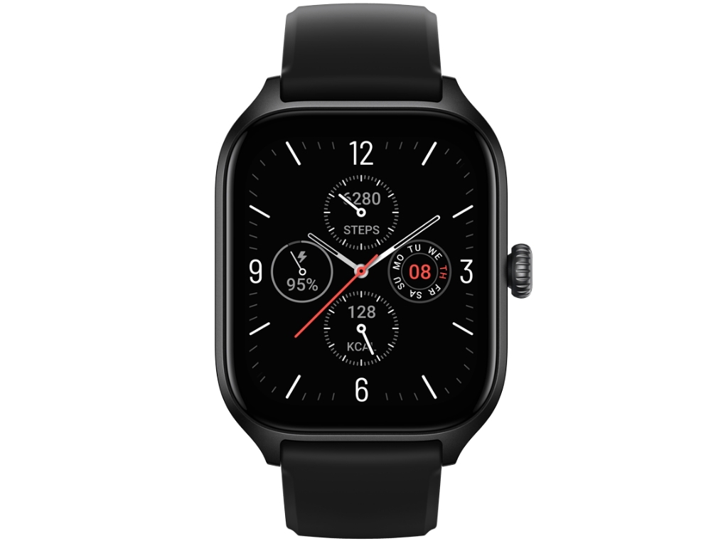 Amazfit GTS 4 Infinite Black AMOLED HD 1.75"; 5 ATM 16 day battery life ...
