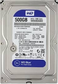 WD Caviar Blue HDD 500GB SATA3 7200RPM