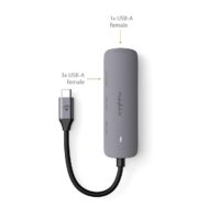 USB Hub | USB-C 3.2 Gen 1 - 4x USB-A | 5Gbps | NEDIS 5 ccgb64220gy014