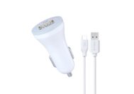 SYROX USB Brzi Auto Punjač | 1x USB Utor | 2.0 A | Type-C Kabel 1m 1 sx c44t