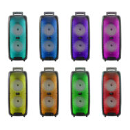 Bluetooth RGB Zvučnik s Mikrofonom | Radio, USB, MicroSD | 1000 W | Mediatech 4 mt31783