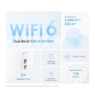 TP-Link Deco X10 (3-pack) AX1500 Whole Home Mesh Wi-Fi 6 System 2 A DECO X103 PACK 1