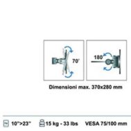 Stolni nosač za monitor | 10 - 23 inča | Pokretni | 100 x 100 | Jollyline 2 jl41706 1 1