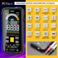 PCWork SMART Digitalni Multimetar | True RMS | HD Zaslon 2 pcw03a1