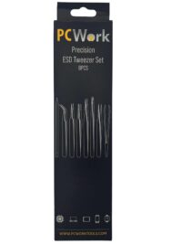 Set od 8 pinceta | Nehrđajući Čelik | ESD Safe | PCWork 6 pcw08f5