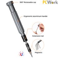 Set Preciznih Odvijača | 130 komada | PC Work 3 pcw08i2