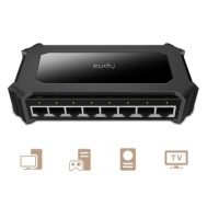 Switch 8-portni Gigabit 10|100|1000 Mbps CUDY 4 cd gs108d 3