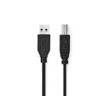 NEDIS USB 3.0 Kabel | A Muški - B Muški | 2.0 m | Crni 2 ccgl61100bk20 1