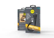 USB Kabel 3u1 | 2x USB Type-C, 1x Lightning | 2.4 A | 22 cm | SYROX 2 sx c144 1
