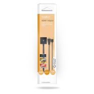 HDMI to Displayport Konverter | Ulaz: HDMI m | Izlaz: DP ž + USB | NEDIS 3 ccgb34300bk02 2