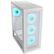 COUGAR MX220 RGB PC Case | Mid Tower | White 5 A CGR 2AC8W RGB 1