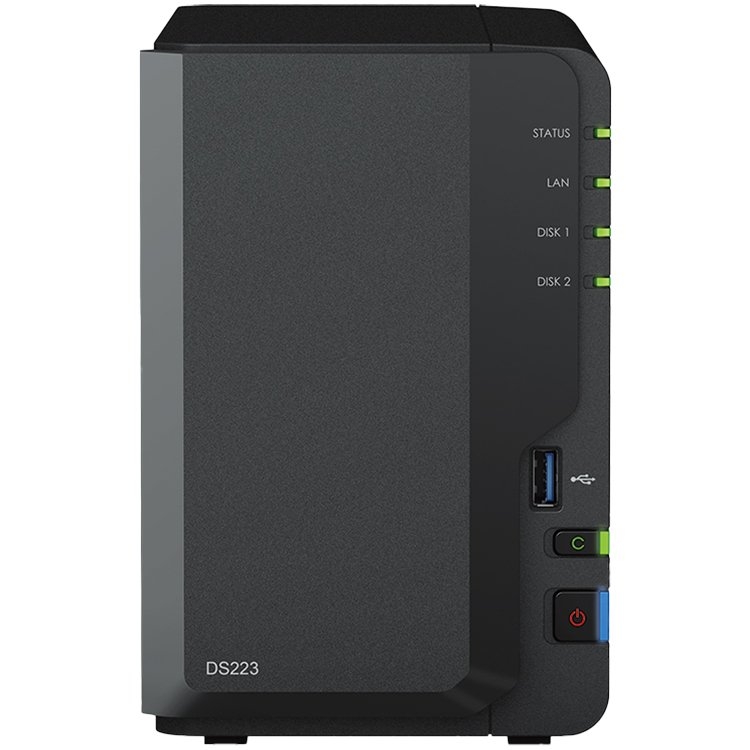Synology DiskStation DS223 | Tower | 2 bays 1 A DS223