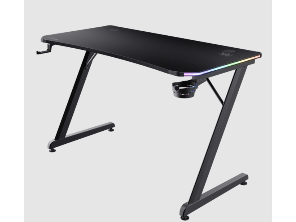 Trust GXT 709 Luminus RGB gaming stol | 120x60x74 | Crni 1 C 25184