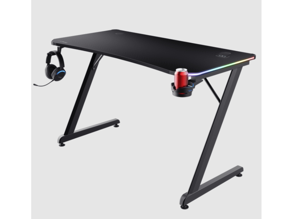 Trust GXT 709 Luminus RGB gaming stol | 120x60x74 | Crni 2 C 25184 1