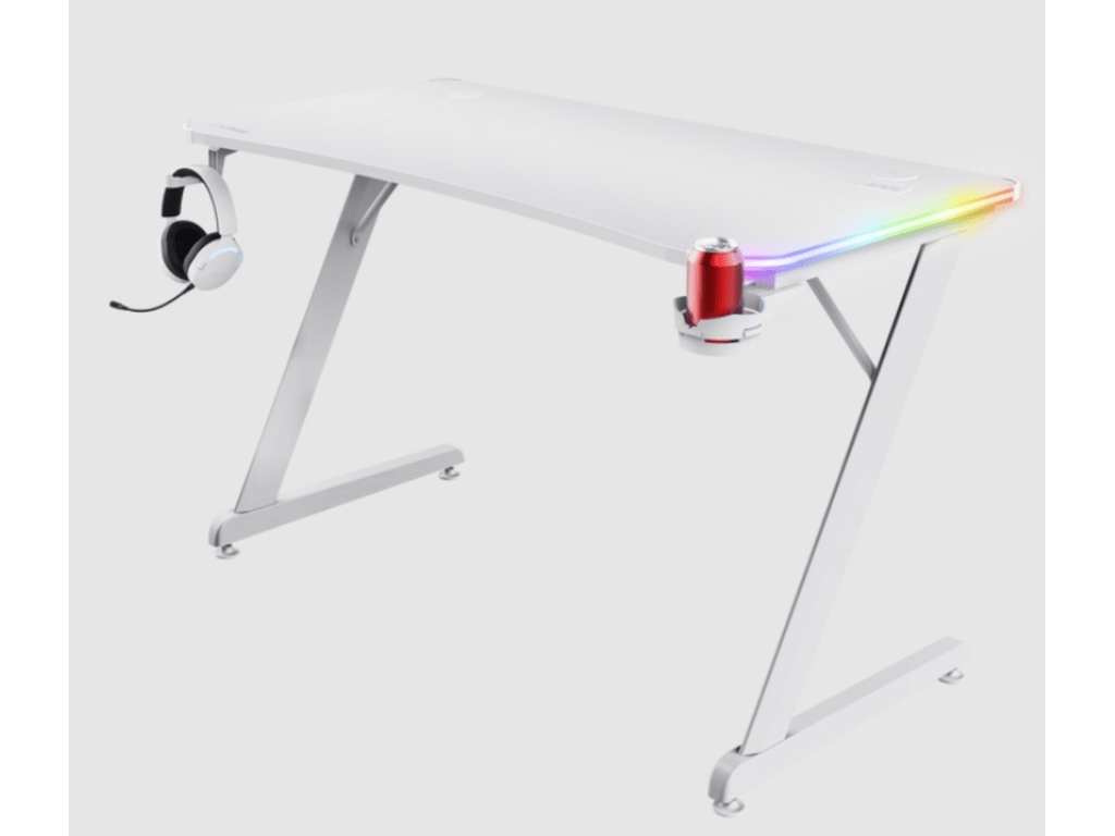 Trust GXT 709W LUMINUS RGB Gaming stol | 120x60x74 | Bijeli 2 C 25328 1