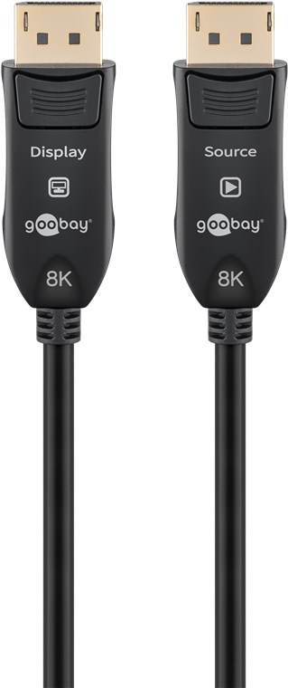 Optički Displayport Hybrid Kabel 2.0 | 8K@60Hz | 40 Gbps | 10m | GOOBAY 2 wt 64866 1