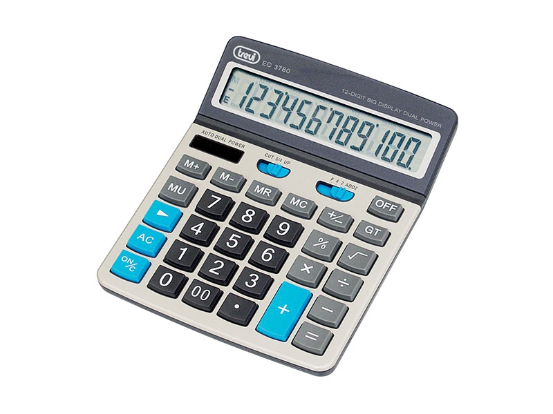 Kalkulator | Stolni | Velike Tipke i Zaslon | EC 3780 | TREVI 1 trv0378006