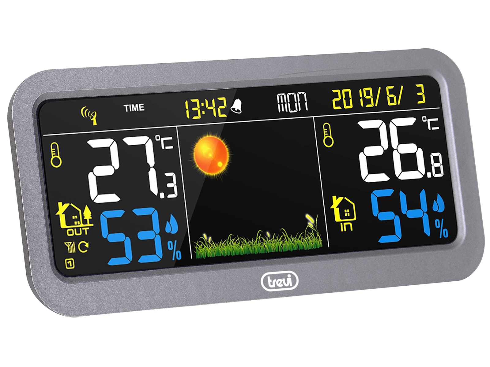 Meteo Stanica | Eksterni Senzor | Zaslon u Boji | ME 3P20 RC | TREVI 3 trv0me3p2010 2