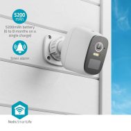WiFi Spotlight Kamera Na Baterije | 4MP Quad HD | IP66 | NEDIS SmartLife 16 wificbo32wt 5