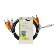 NEDIS Kabel | 3x RCA m -> 3x RCA m | Dužina 1.5m 6 cvgl24300bk15 2