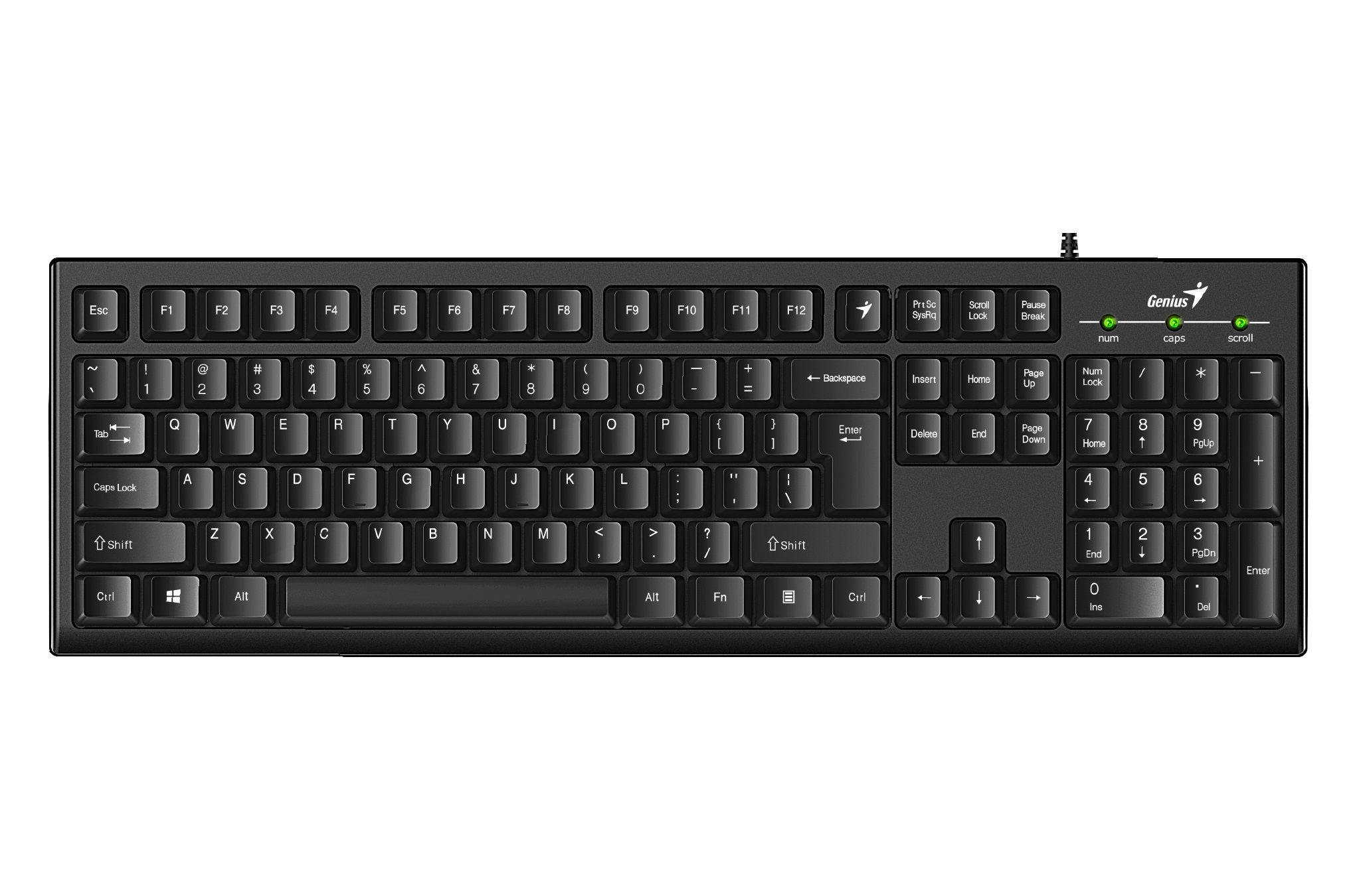 Genius Smart Tastatura KB-100 | Crna 1 oc 31300005407