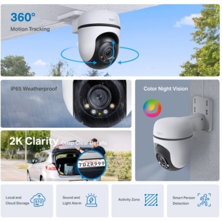 TP-Link Outdoor Pan/Tilt Wi-Fi Camera Tapo C510W 6 E 38872 5