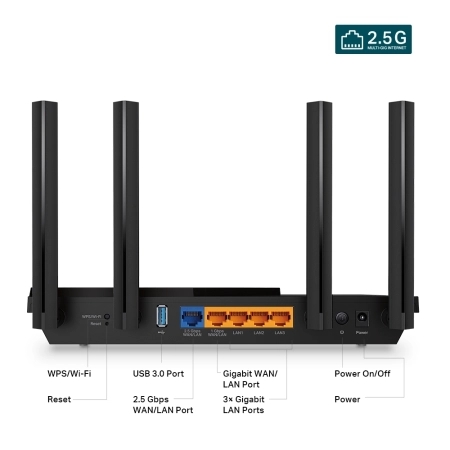 TP-Link Archer AX55 Pro Wireless Gigabit Wi-Fi 6 Router 3 E 39163 2