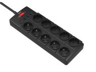 Produžni Kabel s Prenaponskom Zaštitom | 10x Šuko | 3x USB-A | 1x USB-C | WELL 6 exts 10s2m prot 1