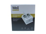 Produžni Kabel | 2x Šuko | 2x USB-A | 1x USB-C | 10W Bežični Punjač | WELL 8 exts 2s2m prot 3