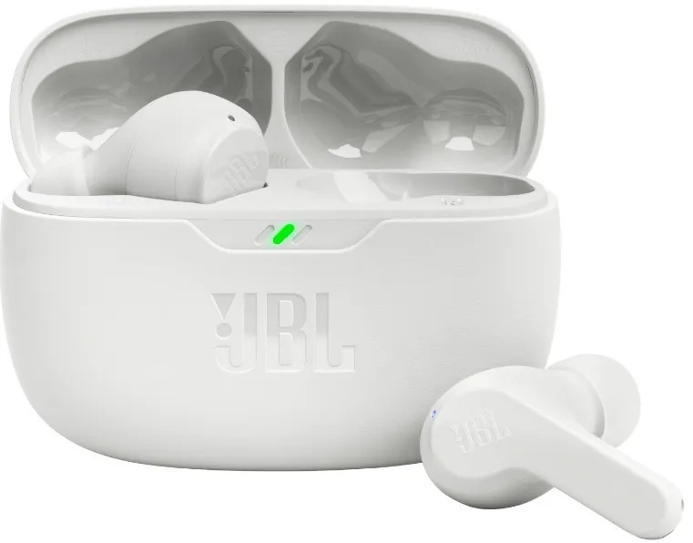 Bluetooth Slušalice JBL Vibe BEAM Bijele 1 jblvbeamwht