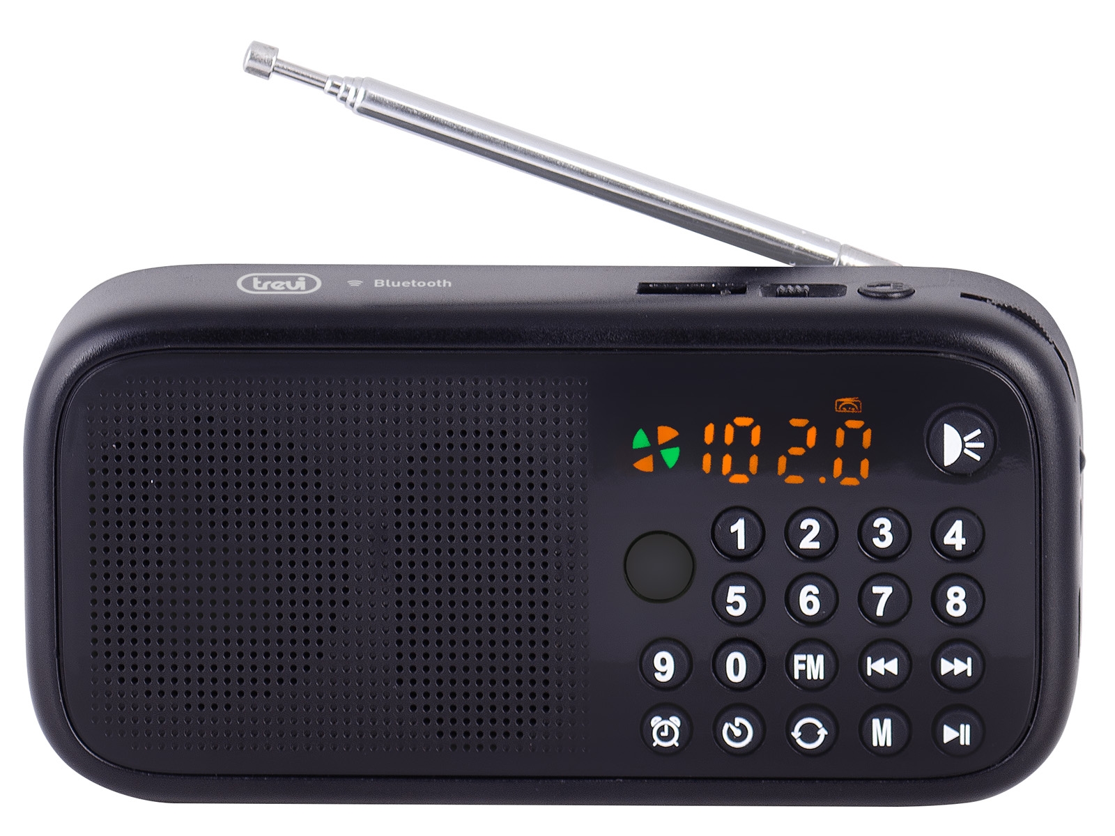 Radio Prijemnik FM | Bluetooth | USB, SD | Zaslon | LED Lampa | TREVI 2 trv0dr7f4000 1