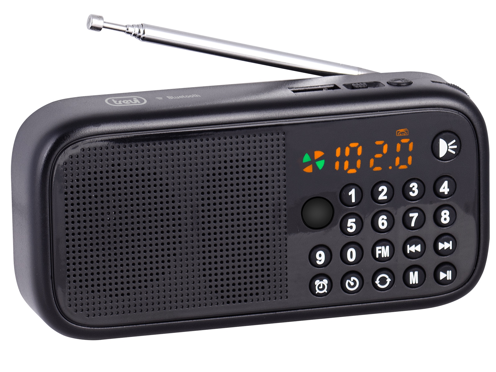 Radio Prijemnik FM | Bluetooth | USB, SD | Zaslon | LED Lampa | TREVI 3 trv0dr7f4000 2