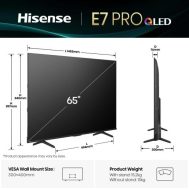 HISENSE QLED TV 65E7Q PRO | 65" | 4K 4 T1 N00036187 1
